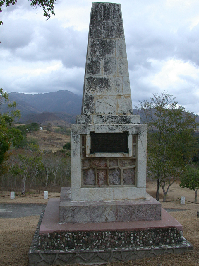 Cuban Lt. Nicolas Franco Andual monument, El Viso