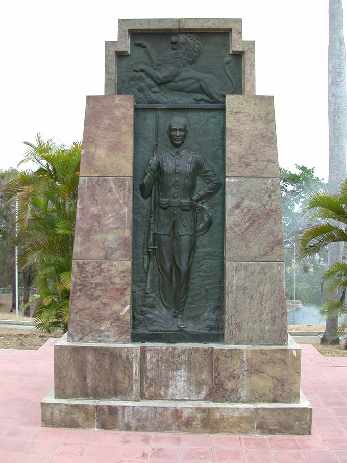 Spanish monument on San Juan Heights