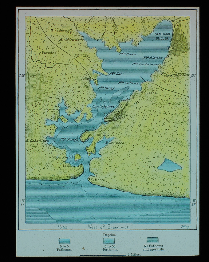 Map of Santiago Harbor