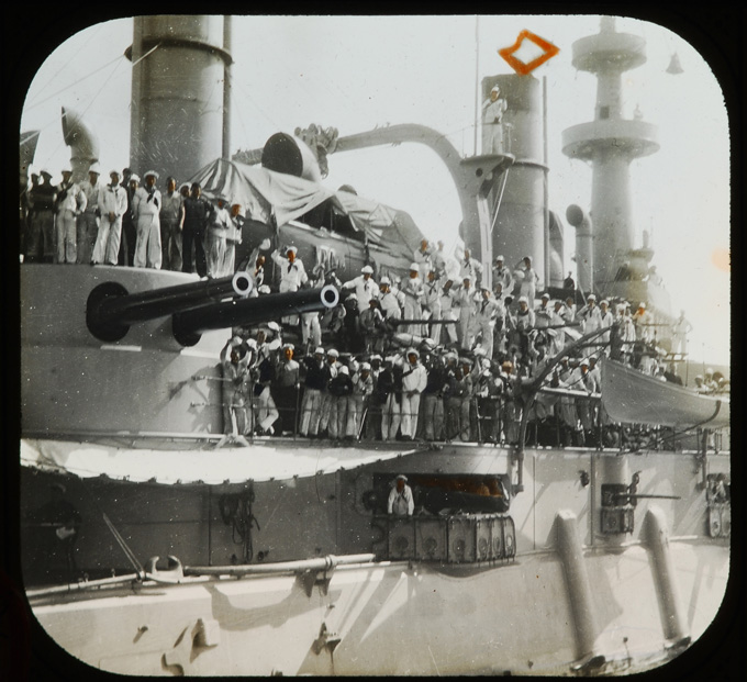U.S. Battleship 'Iowa'- Near View